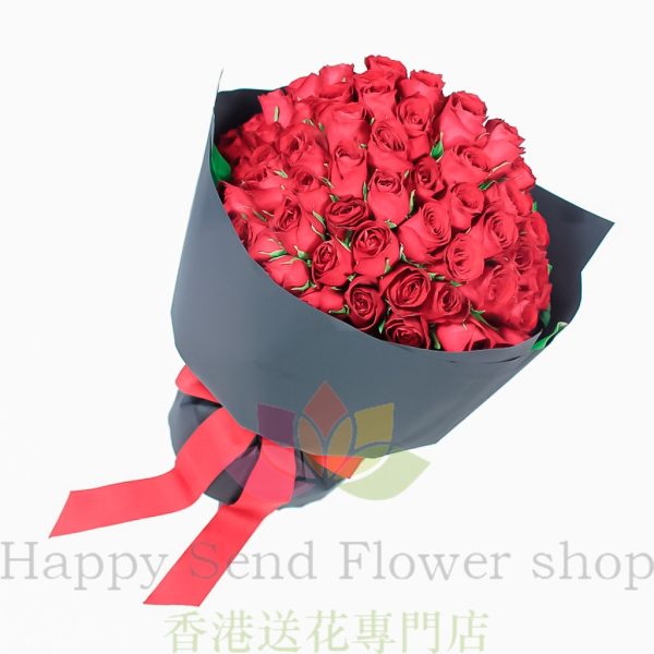 99 roses-free flower delivery in Kowloon