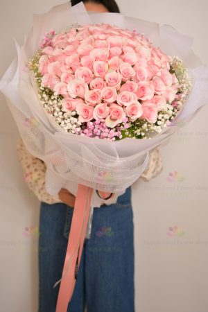 88 pink roses