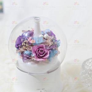 Preserved Flower Aroma Diffuser (Purple) (2021 Valentine's Day Bouquet Series)