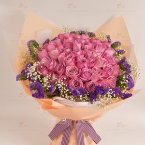 Purple Love Song (50 imported purple roses)